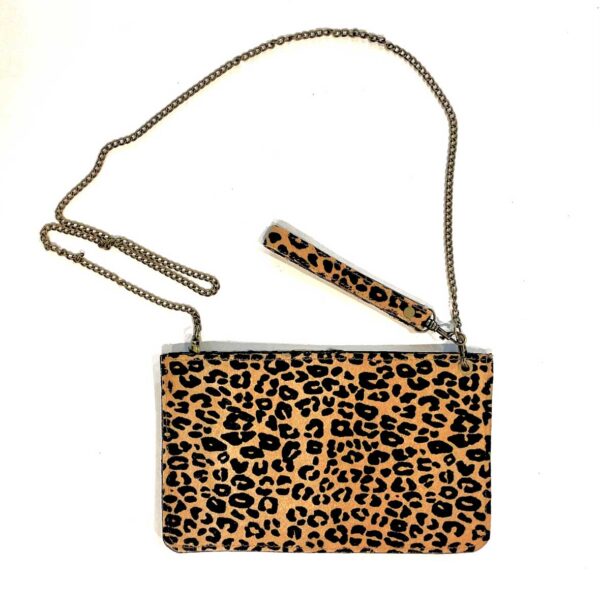 CLUTCH PIEL PRINT CLARO