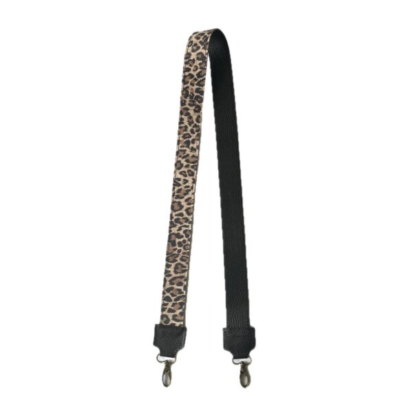 STRAP ANIMAL PRINT NEGRO 3,8 cms