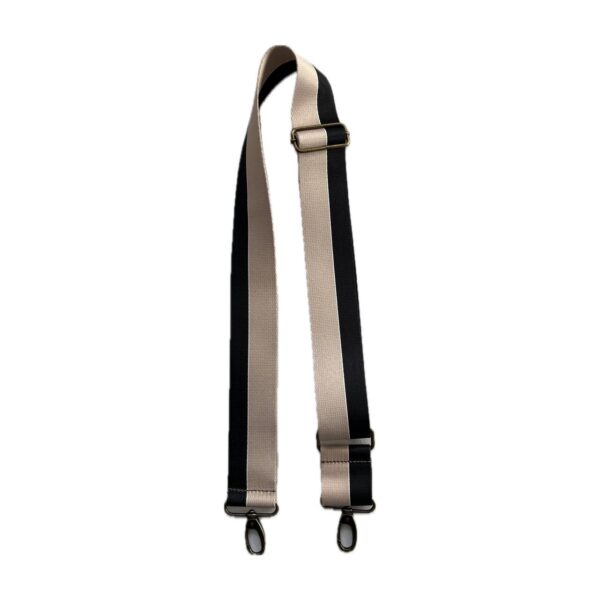 STRAP BEIGE BLANCO NEGRO 5 cms